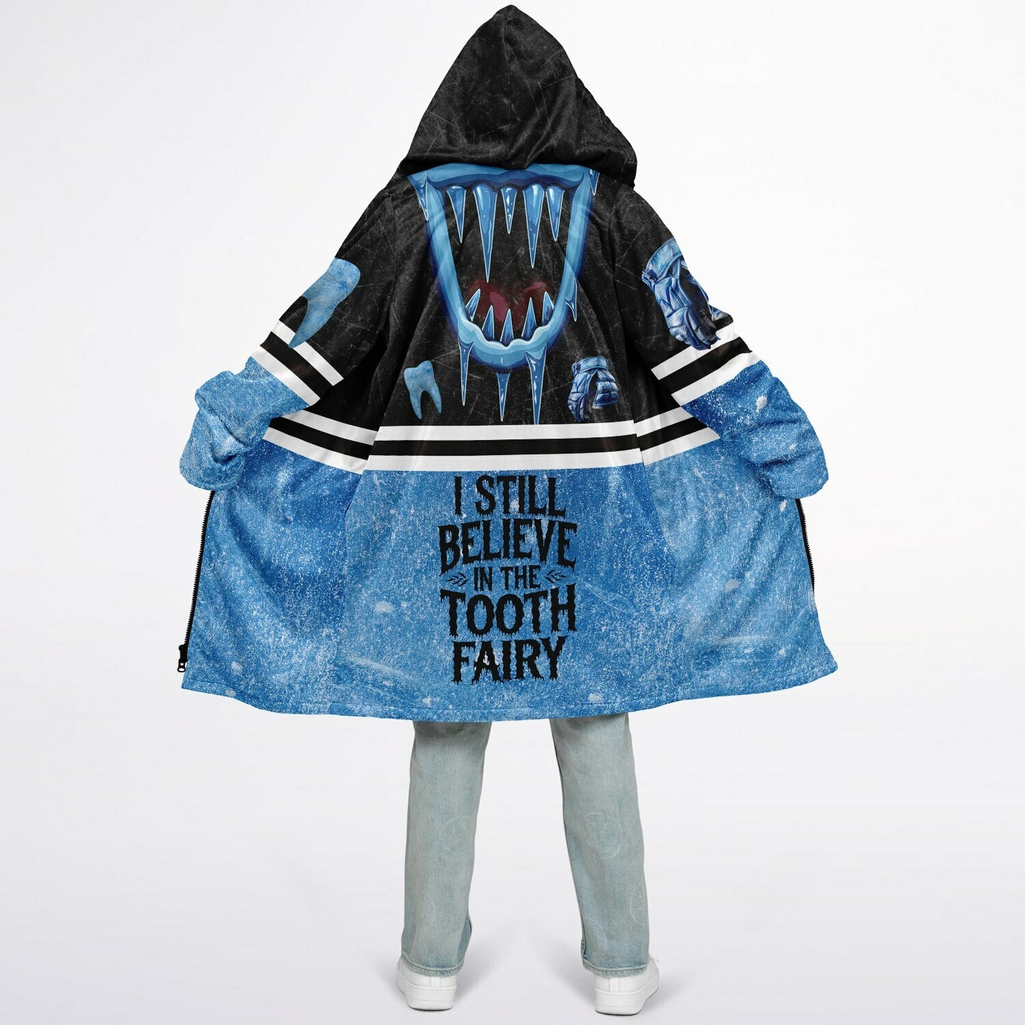 Personalized Hockey Zipper Jacket + I STILL BELIEVE IN THE TOOTH FAIRY